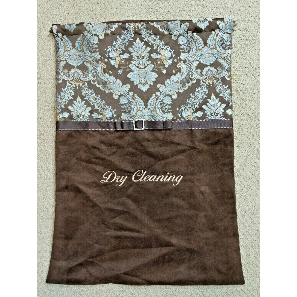 Royal Accessories Faux Suede Swarovski‎ Crystal Dry Cleaning Bag